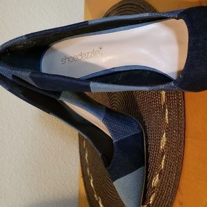 Denim 4 1/2 inch  Heel